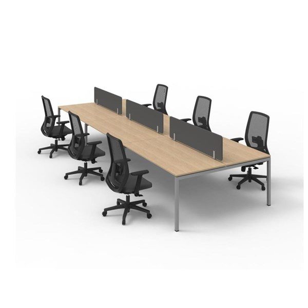 Atlantis Workstation 6'lı - Çoklu Çalışma Masaları - Piramit Ofis