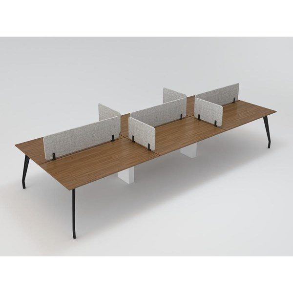 Ju Workstation 6'lı - Çoklu Çalışma Masaları - Piramit Ofis