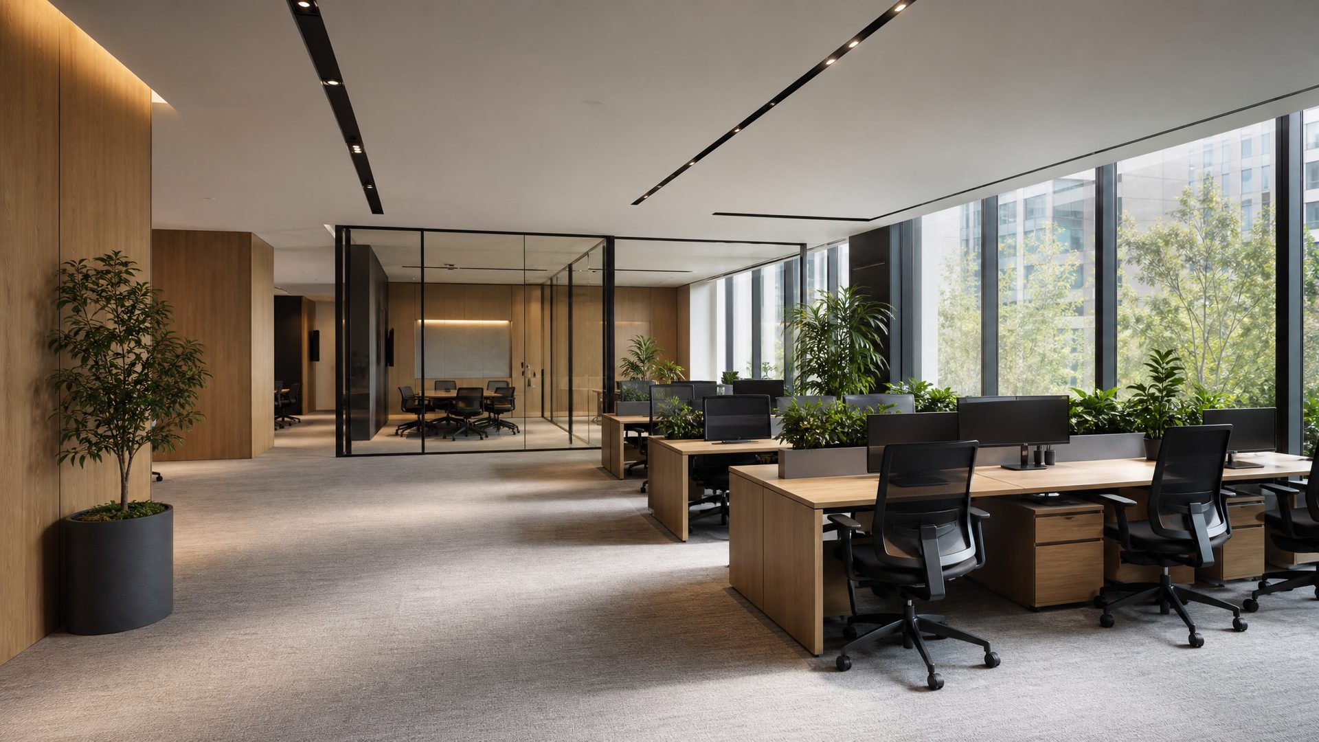 Piramit Ofis tarafından tamamlanan modern kurumsal ofis projesi